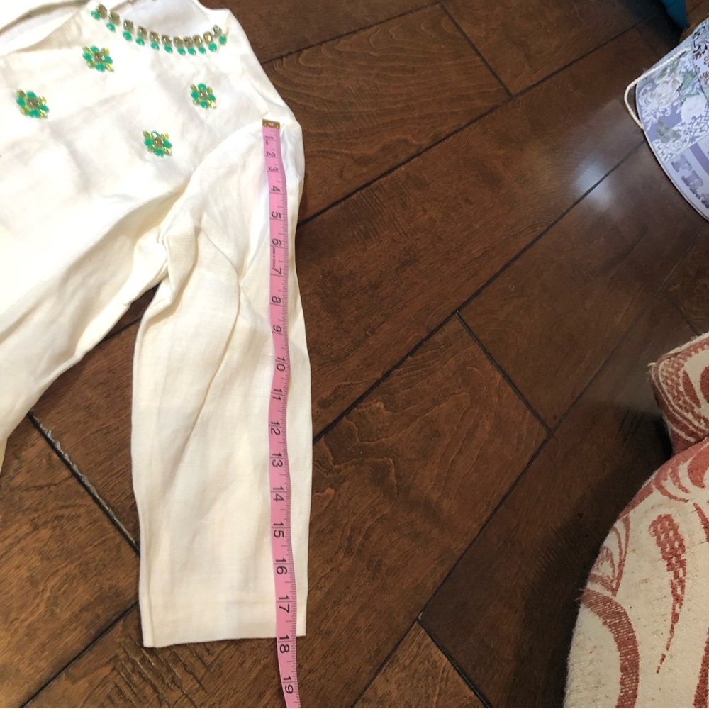 Ruby Rd Petite Linen Jacket With Embellishments - image 5